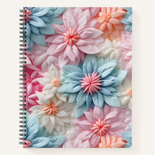 Pastel Flowers Notebook