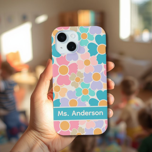 Pastel Flowers Personalised Case-Mate iPhone Case (Creator Uploaded)