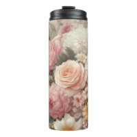 Pastel Flowers Shabby Chic Rose Floral