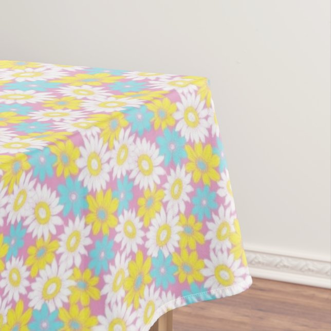 Pastel flowers tablecloth (In Situ)