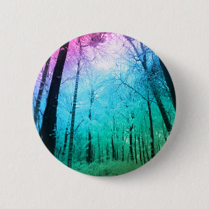 Pastel Forest 6 Cm Round Badge