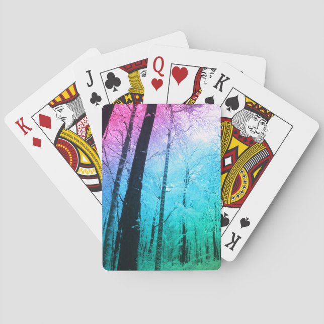 Pastel Forest Playing Cards (Back)