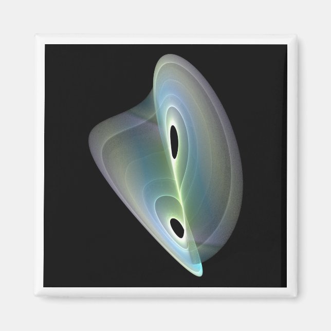 pastel  fractal magnet (Front)