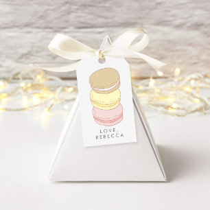 Pastel French Macarons Gift Tags