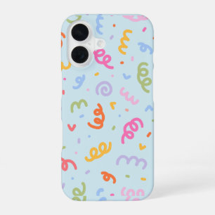 pastel fun background iPhone 16 case