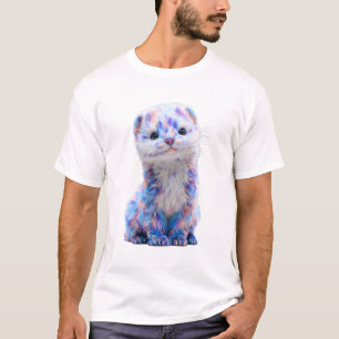 Pastel Galaxy Cotton Candy Ferret Men T-Shirt