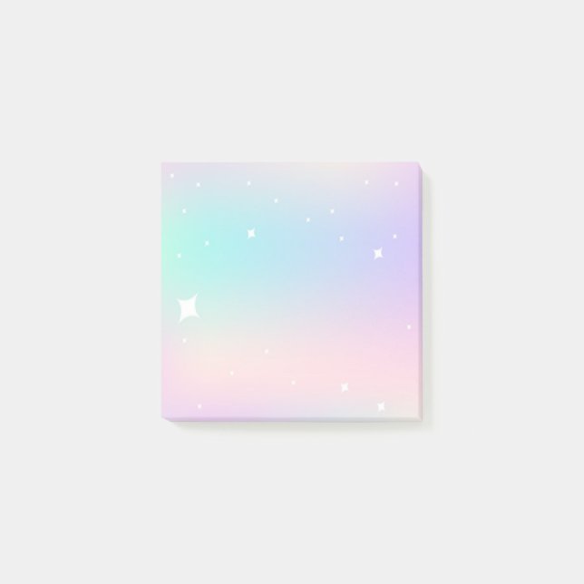 Pastel Galaxy Notepad (Front)