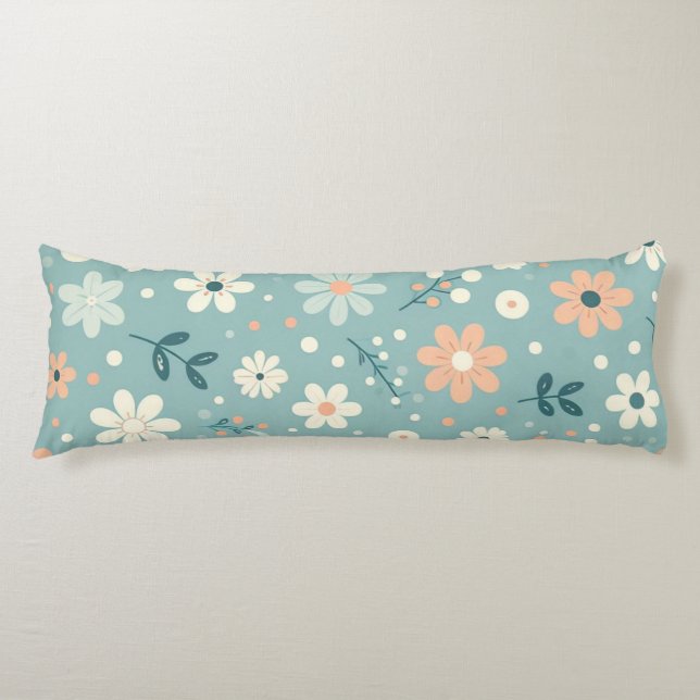 Pastel Garden Delight Body Cushion (Front)