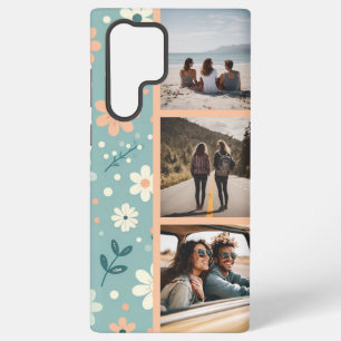 Pastel Garden Delight Photo Collage Samsung Galaxy Case