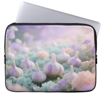Pastel Garlic Garden Dreamscape Laptop Sleeve