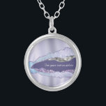*~* Pastel Geode Agate Silver Glitter Glam AP40 Silver Plated Necklace<br><div class="desc">(search AP40 for similar items ) SILVER NECKLACE / PENDANT - Feel free to transfer to other products. Energetically Enhanced Modern Popular Pastel Agate Purple, Lavender , Powder Blue and various Shades of Silver Glitter and Cosmic Celestial Sparkles like the stone Opal type flashes . This design can be described...</div>