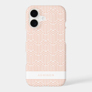 Pastel geometric initial / monogram