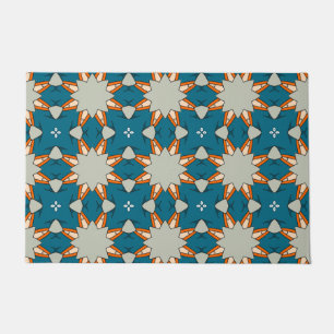 Pastel Geometric Pattern – Soft Abstract Color  Doormat
