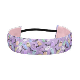Pastel Ghost Party Elastic Headbands
