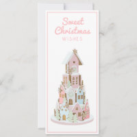 Pastel Gingerbread Sugar Castle Cake