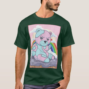 Pastel Goth Aesthetic Kawaii Bear Voodoo Doll Yami T-Shirt