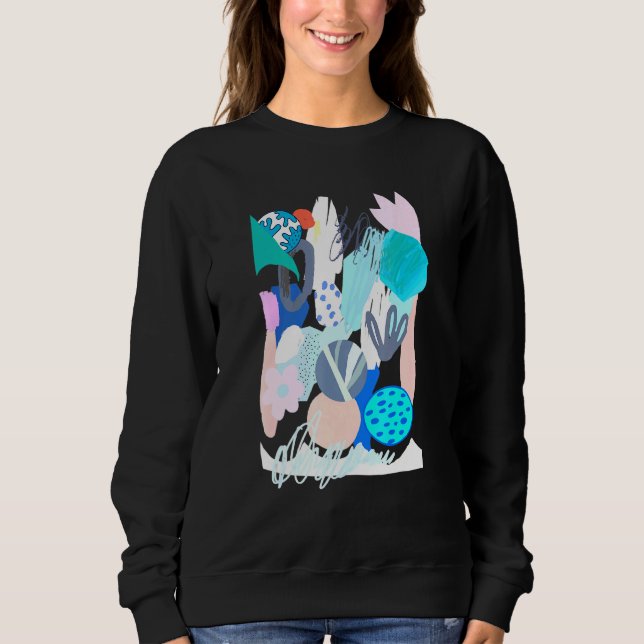 Pastel Goth Art Cool Abstract ART Tee (Front)