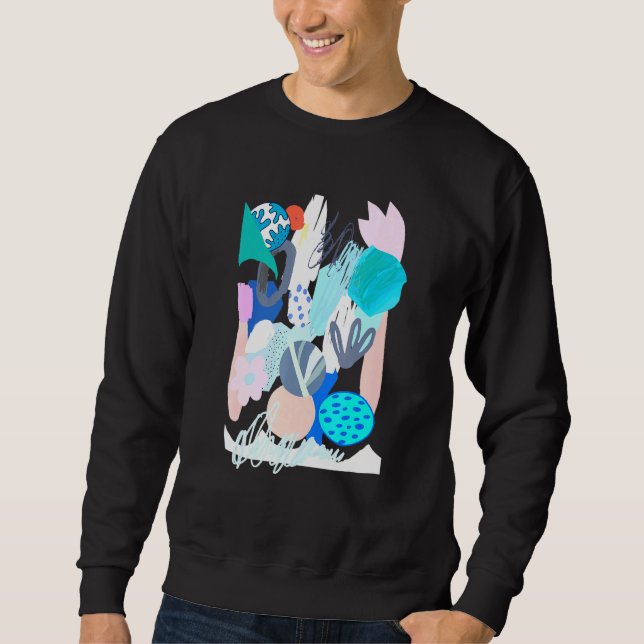 Pastel Goth Art Cool Abstract ART Tee (Front)