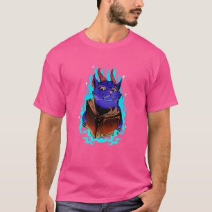 Pastel Goth Baphomet Cat Evil Pagan Gothic Kitten  T-Shirt