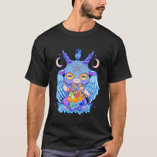 Pastel Goth Baphomet Ramen Noodles Japan Food Sata T-Shirt