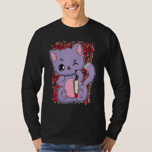 Pastel Goth Cat With Magic Dagger For Yandere And T-Shirt