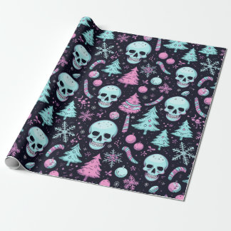 Pastel Goth Christmas Wrapping Paper