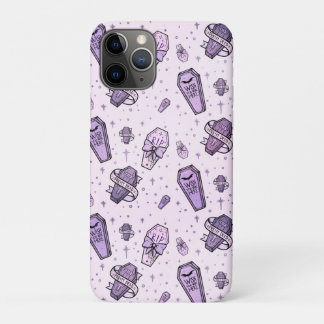Pastel Goth Coffins Pattern Case-Mate iPhone Case