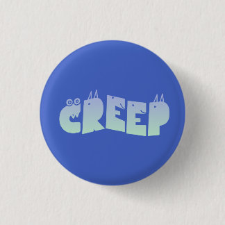 Pastel Goth Creep Monster Creepy Letters 3 Cm Round Badge