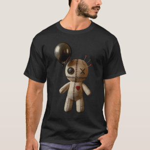 Pastel Goth Creepy Goth Voodoo With Black Balloon T-Shirt