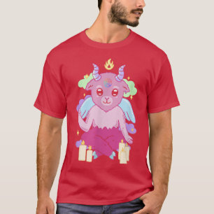 Pastel Goth Creepy Kawaii Cute Creepy Baphomet  T-Shirt