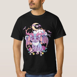 Pastel Goth Creepy Occult Satanic Jackalope Kawaii T-Shirt