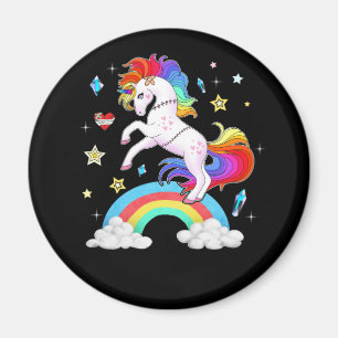 Pastel Goth Creepy Unicorn Wiccan Kawaii Menhera Magnet