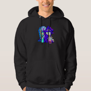 Pastel Goth Cute Creepy Plague Doctor Boba Bubble  Hoodie