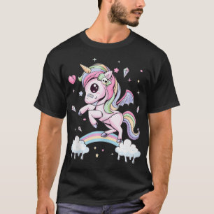 Pastel Goth Cute Creepy Unicorn Wiccan Kawaii Menh T-Shirt