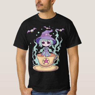 Pastel Goth Cute Creepy Witchy Girl Aesthetic Anim T-Shirt