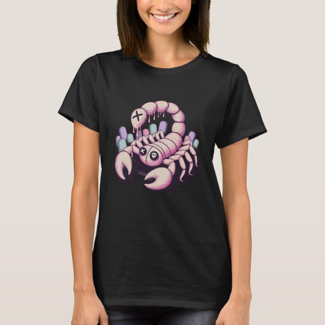 Pastel Goth Cute Scorpion T-Shirt (Front)