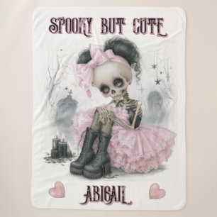Pastel Goth Halloween Blanket