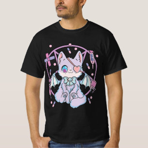 Pastel Goth Kawaii Yami Cat T-Shirt