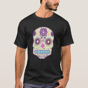 Pastel Goth Mexican Day Of The Dead Calavera Sugar T-Shirt
