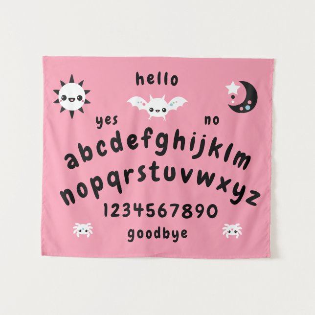 Pastel Goth Mystical Talking Board Tapestry (Front (Horizontal))