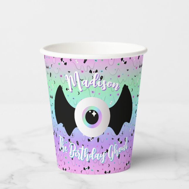 Pastel Goth Paper Cups (Front)