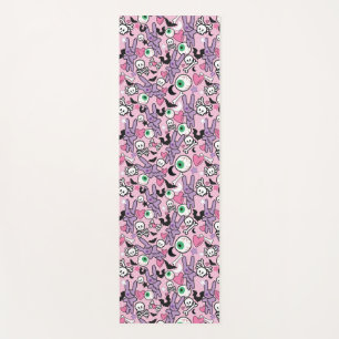 Pastel Goth Rockabilly Spooky Bunny Yoga Mat