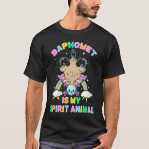 Pastel Goth Satanic Emo  Baphomet Is My Spirit Ani T-Shirt