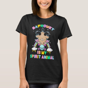 Pastel Goth Satanic Emo  Baphomet Is My Spirit Ani T-Shirt