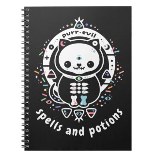 Pastel Goth Spells and Potions Witch's Notebook