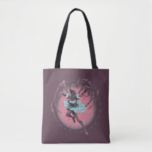 Pastel Goth Spider Ballerina Tote Bag