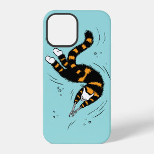 Pastel Goth Swimming Cat Skeleton iPhone 12 Pro Case