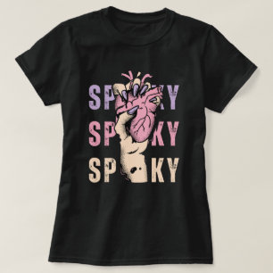 Pastel Goth Witch Hand holding Anatomical Heart Sp T-Shirt