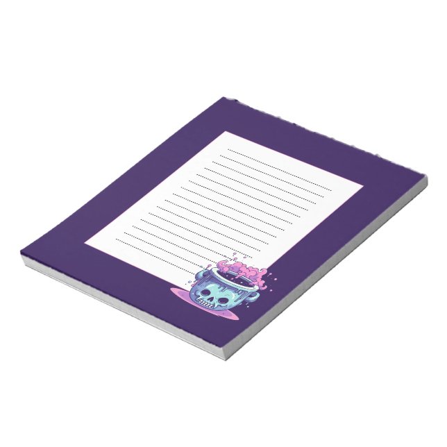 Pastel Goth Witch's Brew Notepad (Rotated)