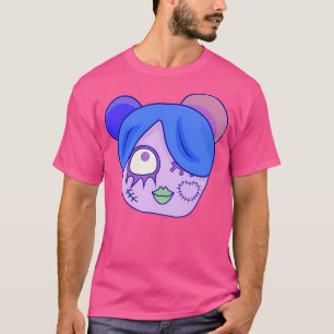 Pastel Goth Zombie Girl - Halloween Cute Kawaii Fa T-Shirt